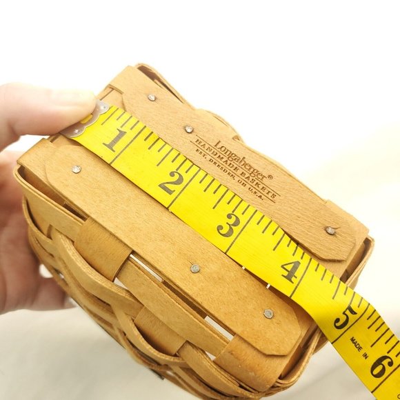 Longaberger Brown Single Handle Handwoven 2006 Hostess Appreciation Basket - Picture 7 of 11